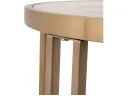 Стол журнальный STOOL GROUP Алиада 55*55 Светлая керамика/шампань арт. 1568291