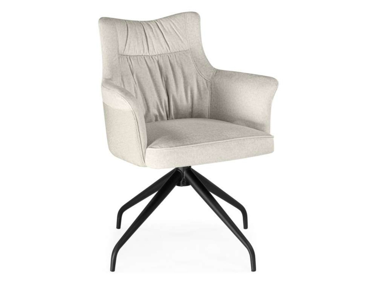 Kaser 360 крутящийся ivory / black Стул на металлокаркасе арт. 1152631