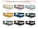 Мягкая кровать Milena 900 мята пастель с ортопедическим основанием арт. 867513