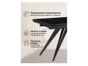 Дарвин 160(220)х89 черный мрамор shakespeare black / черный Керамический стол арт. 1532349