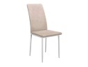 Стул DikLine 272 B03 BEIGE, ножки белые