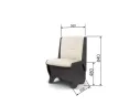 Скамья Лотос 550 венге/крем арт. 837407