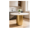 Гравент 110 onyx bianco soft satin / золотой Керамический стол арт. 1579503