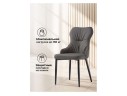 Neli gray / black Стул на металлокаркасе арт. 717349