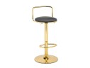 Lusia dark gray  / gold Барный стул