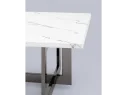Журнальный столик STOOL GROUP Нэйтан 122*61 Белый мрамор/Темный хром арт. 1599893