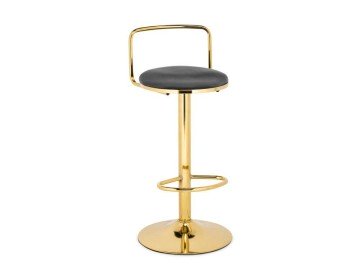 Lusia dark gray  / gold Барный стул