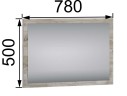 Чикаго Зеркало ЧЗ-30, Дуб юкон арт. 1358761