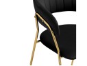 Kamelia 1 black / gold Стул на металлокаркасе арт. 1017287
