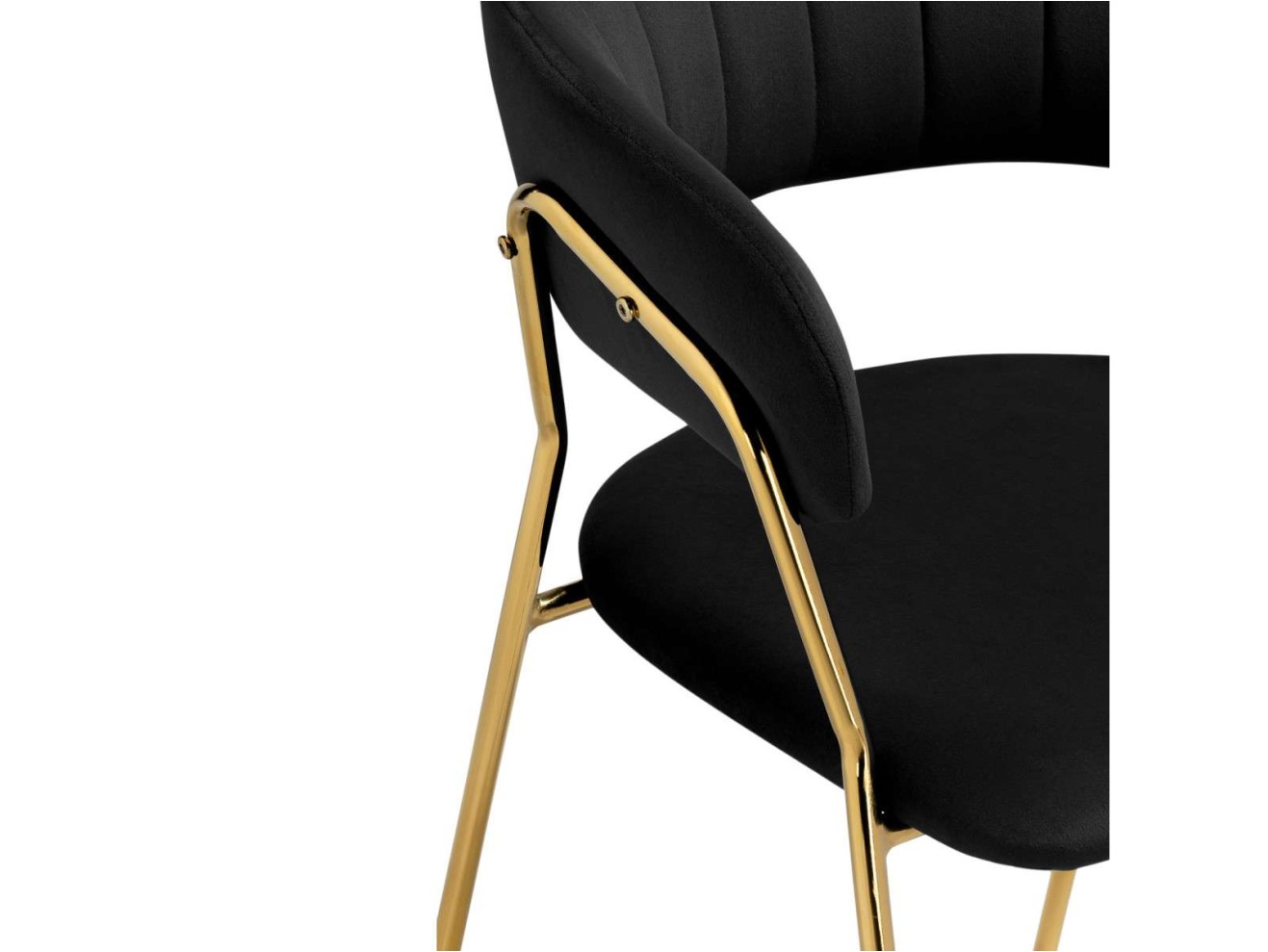 Kamelia 1 black / gold Стул на металлокаркасе арт. 1017287