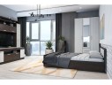 Кровать 90х200 с проложками ДСП Фиеста LIGHT, венге / лоредо