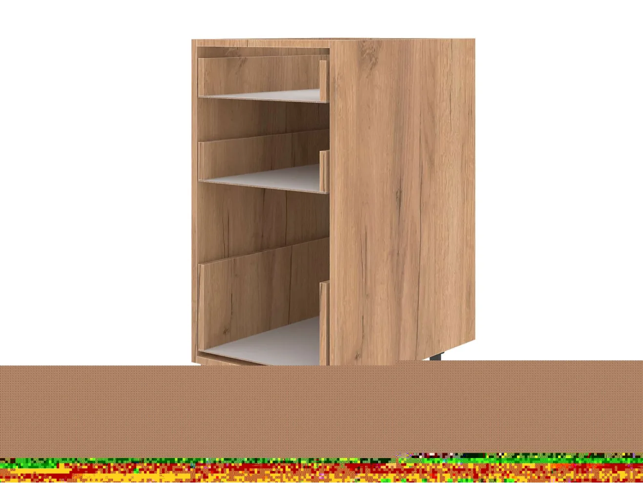 Шкаф напольный Призма с 3-мя ящиками 400х820х476 арт. 1379223