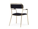 Aspen black / gold Стул на металлокаркасе