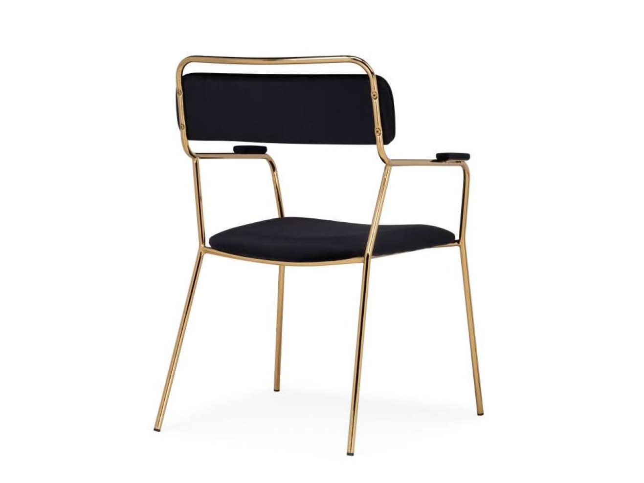 Aspen black / gold Стул на металлокаркасе