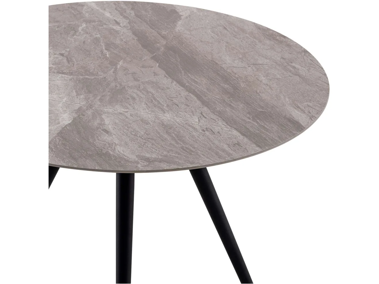 Стол обеденный STOOL GROUP Ники круглый керамика 900 Italian light grey арт. 1568269