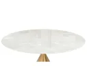 Jaklin 130x73 белый мрамор / сатинированное золото Керамический стол арт. 1535219