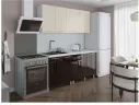 Кухонный гарнитур Танго 1,8м Ваниль/Горький шоколад арт. 1215755