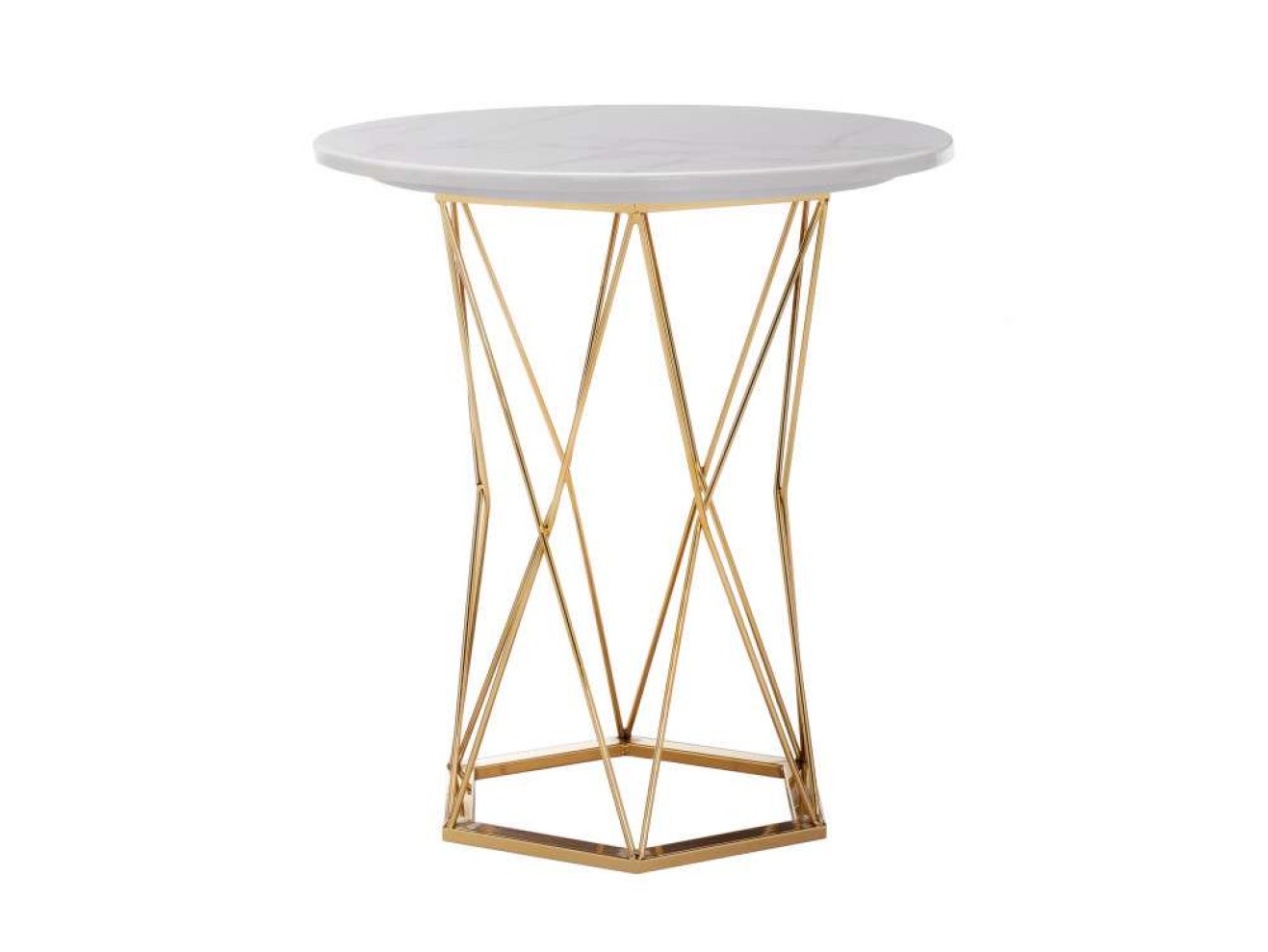 Melan white / gold Стол деревянный арт. 852645