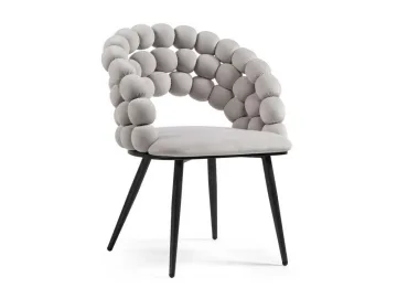 Ball gray / black Стул на металлокаркасе