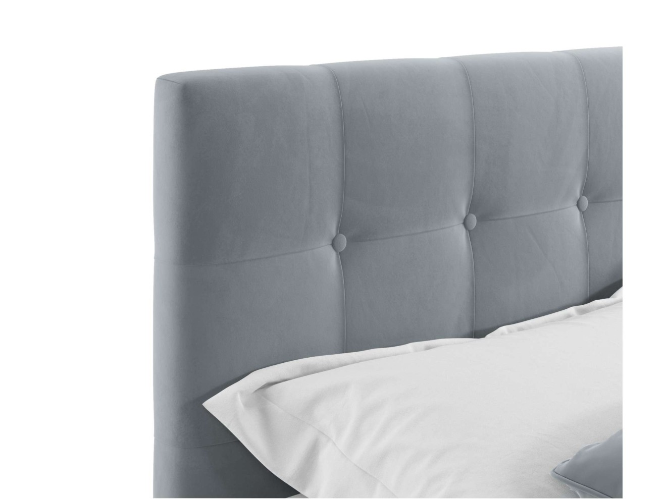 Мягкая кровать Selesta 1200 серая с подъем.механизмом с матрасом PROMO B COCOS