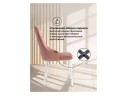Kora dark pink / white Стул на металлокаркасе арт. 1531647