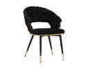 Rakel black / gold Стул на металлокаркасе