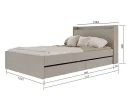 Кровать Астра (120х200) арт. Цб-00026878