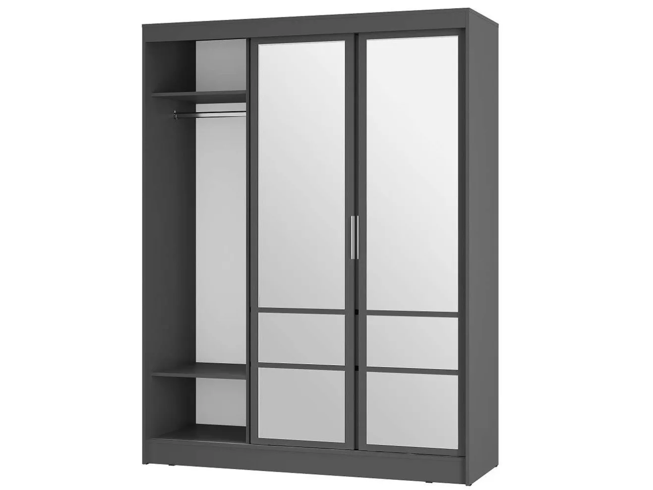 Шкаф-купе Симпл ШКК-06, графит арт. 1340961