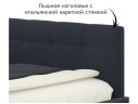 Односпальная кровать-тахта Bonna 900 с защитным бортиком темная и подъемным механизмом арт. 1027177