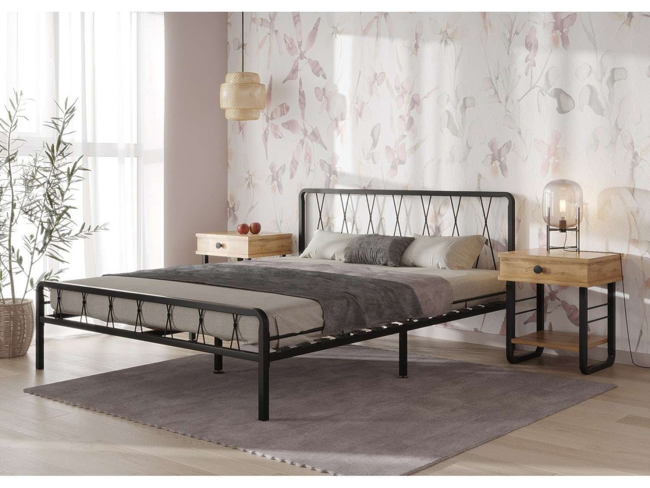 Кровать КМД 18 КЛЭР 160черный арт. 891479