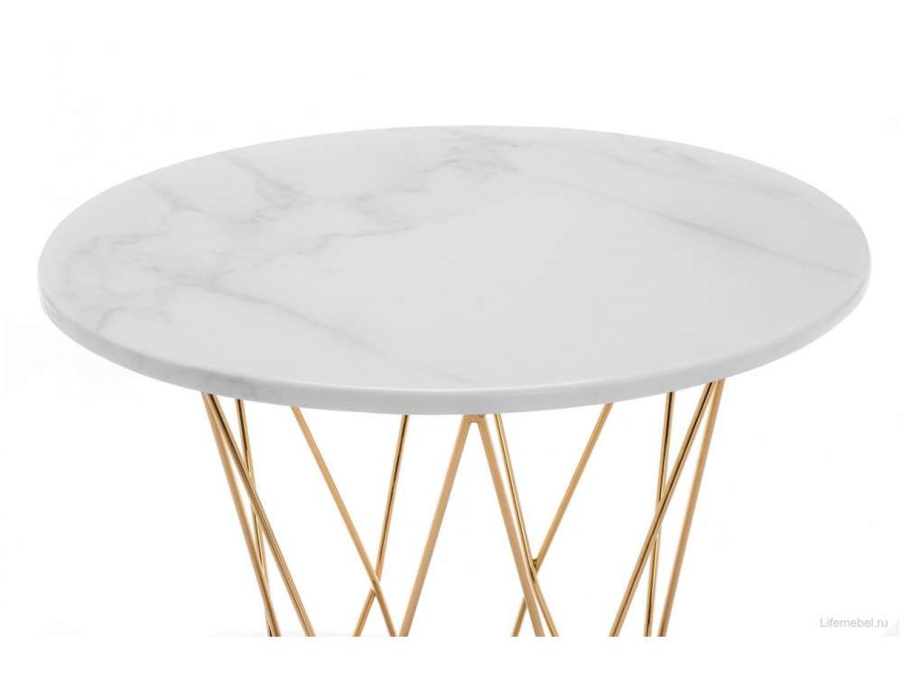 Melan white / gold Стол деревянный арт. 852645