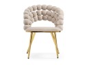 Ball beige / gold Стул на металлокаркасе арт. 1034035
