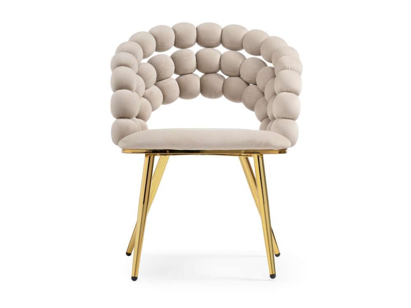 Ball beige / gold Стул на металлокаркасе арт. 1034035