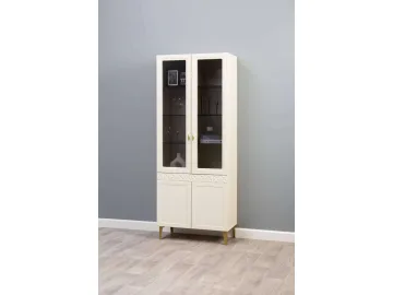 Шкаф-витрина Марион 16.397.02, Слоновая кость
