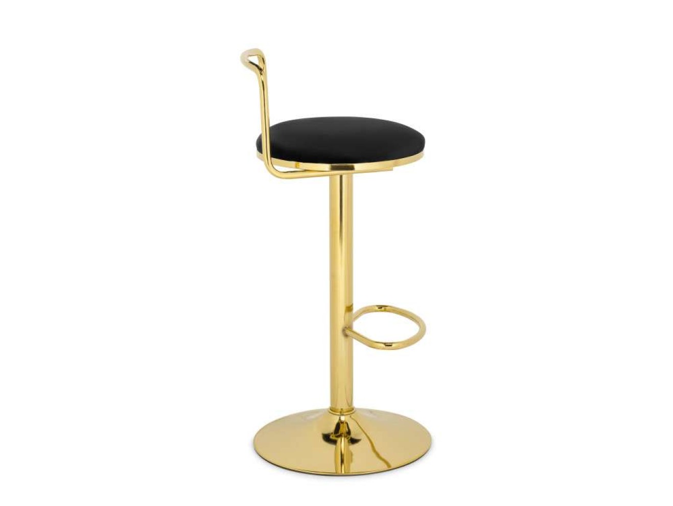 Lusia black / gold Барный стул