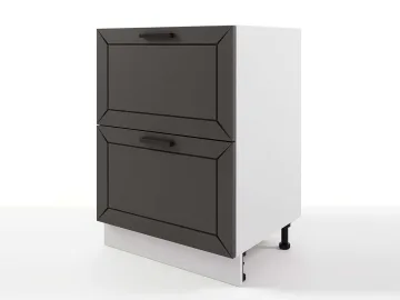 Шкаф напольный Альфа с 2-мя ящиками 600х820х476