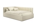 Мягкая кровать Milena 1400 бежевая с подъемным механизмом арт. 1576051