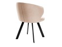 Стул DikLine 249 поворотный, B03 BEIGE, ножки черные