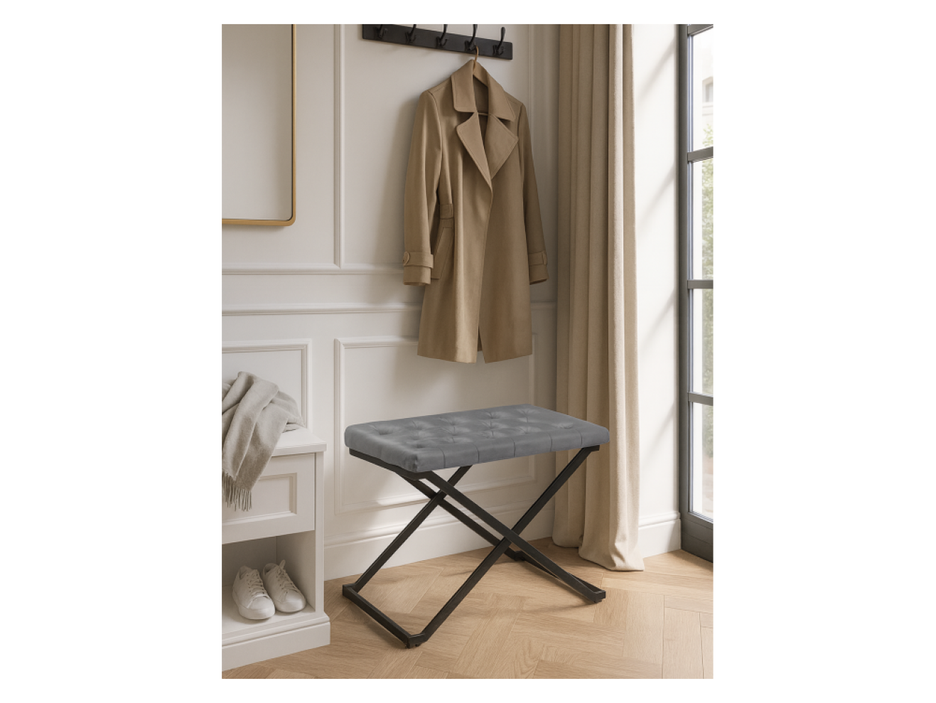 German dark grey / black Табурет