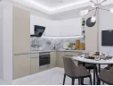Кухня Фьюжн-04 Silky Grey/Silky White арт. 1551641