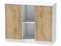 Комод №4 Иннэс-7, Белый/Крафт золотой арт. 1359931