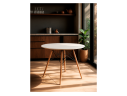 Table 90 white / wood Стол деревянный