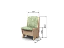 Скамья Лотос 550 / Дуб Сонома / Велюр Мохито арт. 1149703