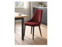 Kora wine red / black Стул на металлокаркасе