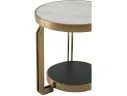 Стол журнальный STOOL GROUP Калисто 55*55 Светлая и темная керамика арт. 1568377