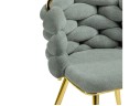 на металлокаркасе Rendi light gray / gold Стул на металлокаркасе арт. 1315319