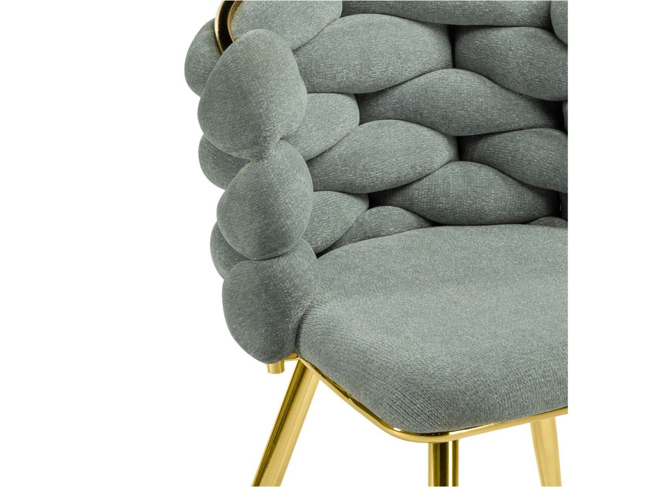 на металлокаркасе Rendi light gray / gold Стул на металлокаркасе арт. 1315319