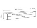 Иоги 2.0 белый / белый глянец ТВ-тумба