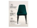 Kora green / black Стул на металлокаркасе