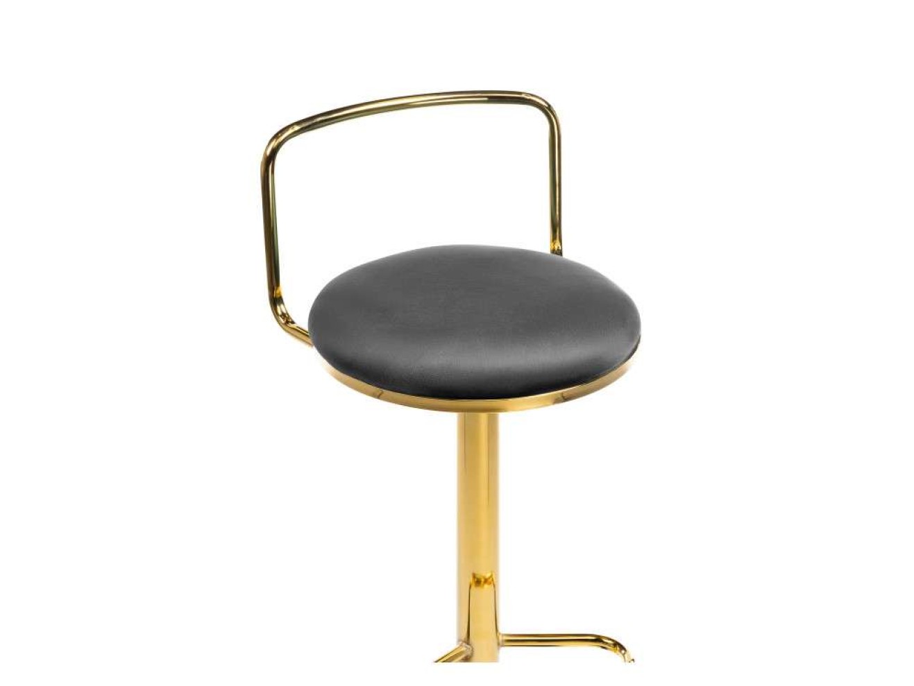 Lusia dark gray  / gold Барный стул